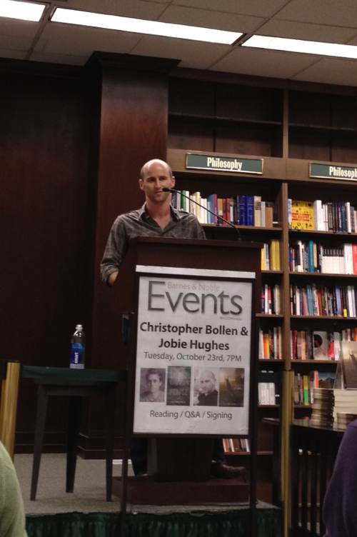 Jobie Hughes reads at Barnes and Noble on 82nd Street