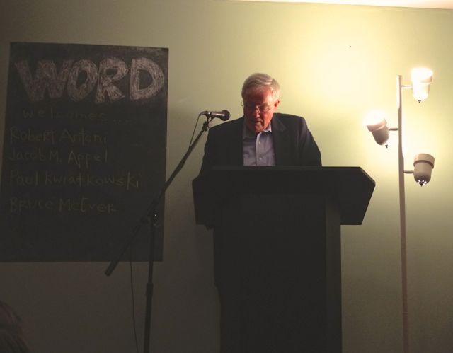 Poet Bruce McEver reads at Word in Greenpoint