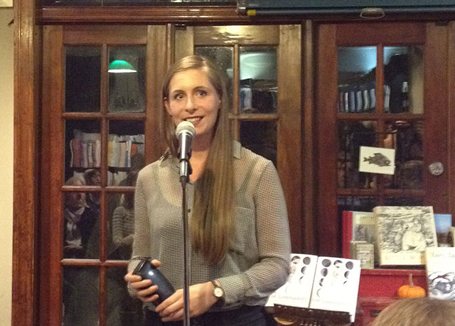 Man Booker prize winner Eleanor Catton reads from her novel The Luminaries at Community Bookstore in Park Slope Brooklyn