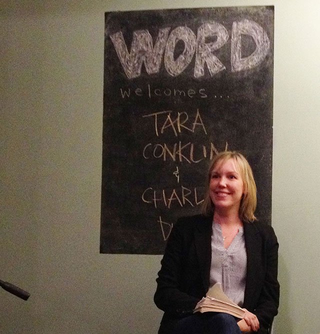 Tara Conklin reads from her novel, The House Girl, At WORD Bookstore in Brooklyn