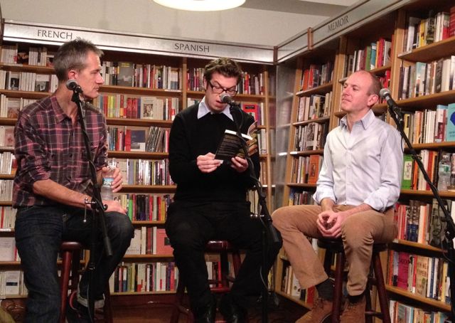 Lorin Stein moderates a discussion between Ben Lerner and Geoff Dyer at McNally Jackson Books