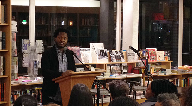 Ishmael Beah reads from his new novel Radiance of Tomorrow at Greenlight Bookstore