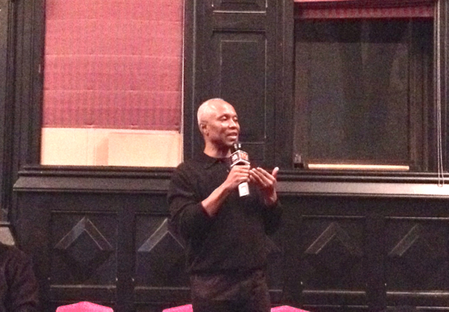 Okey Ndibe read from his second novel Foreign Gods Inc at Jefferson Market Library, published by SoHo Press