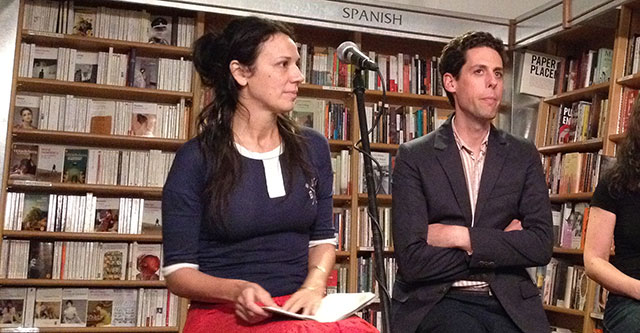 Rivka Galchen and Willing Davidson talk about short stories at McNally Jackson Books in Manhattan