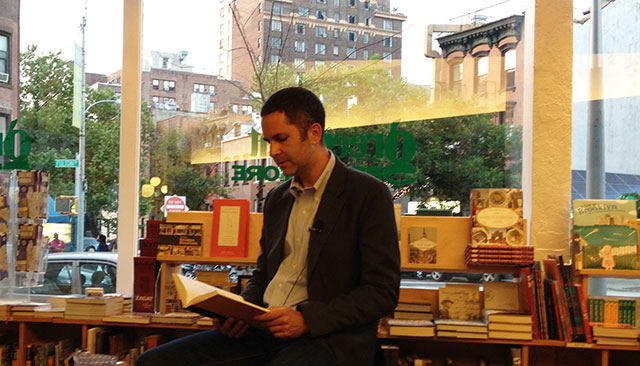 Tom Rachman reads from his new novel, The Rise and Fall of Great Powers, at Greenlight bookstore in Brooklyn