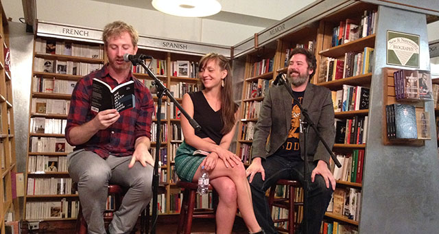 Paul Rome reads form his debut novel we all sleep in the same room along with Catherine Lacey, author of Nobody is Ever Missing, at McNally Jackson Books in Manhattan with Soho Press editor Mark Doten