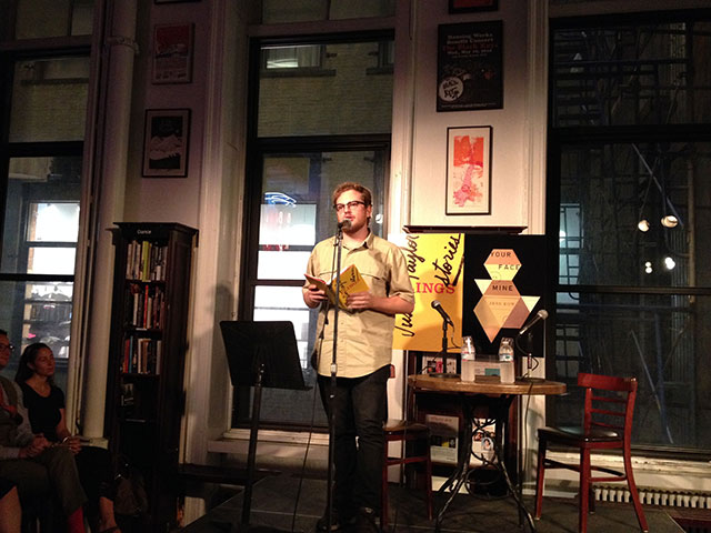 Justin Taylor reading from Flings, his new short story collection