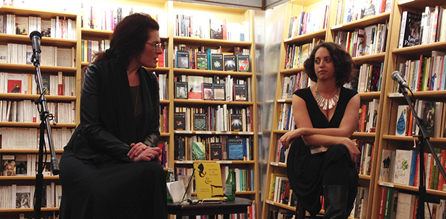 Cristina Moracho and Sharyn November discuss Althea and Oliver at McNally Jackson Books