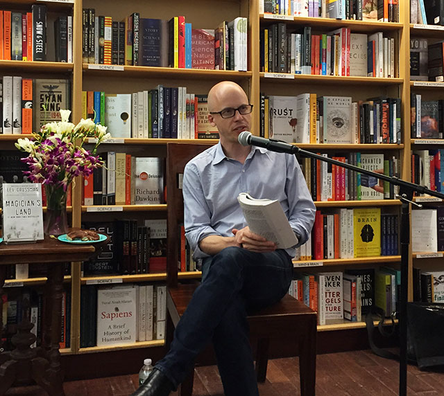 Lev Grossman reads The Magicians Land at McNally Jackson Books in Manhattan