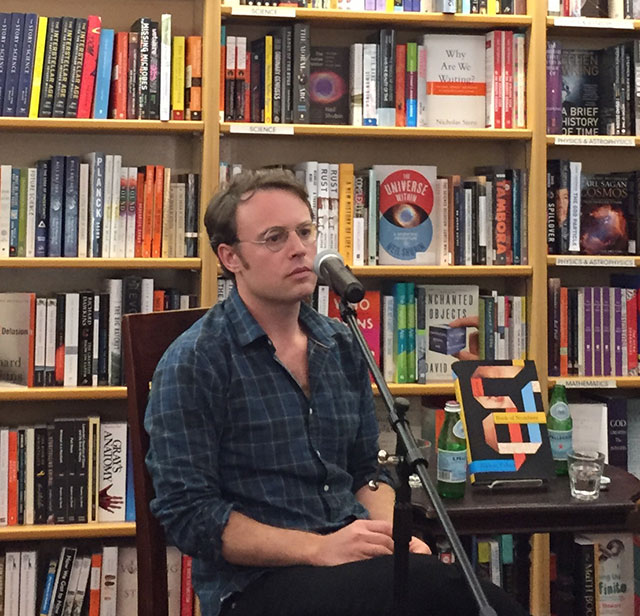 Joshua Cohen, Author of Book of Numbers, at McNally Jackson Books in Manhattan