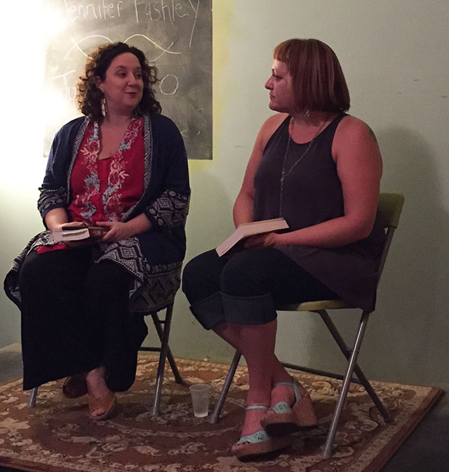 Jennifer Pashley and Julia Fierro talk at WORD Brooklyn about THE SCAMP