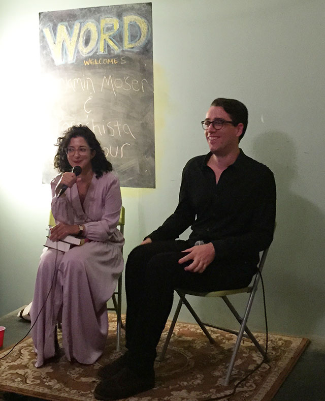 Porochista Khakpour and Benjamin Moser discuss Clarice Lispector at WORD Brooklyn at an event sponsored by Vol 1 Brooklyn