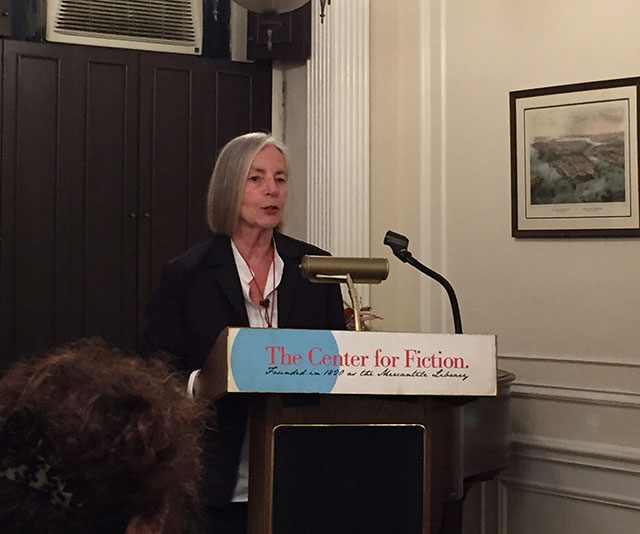 Lily Tuck reading from The Double Life of Liliane at the Center for Fiction in Manhattan