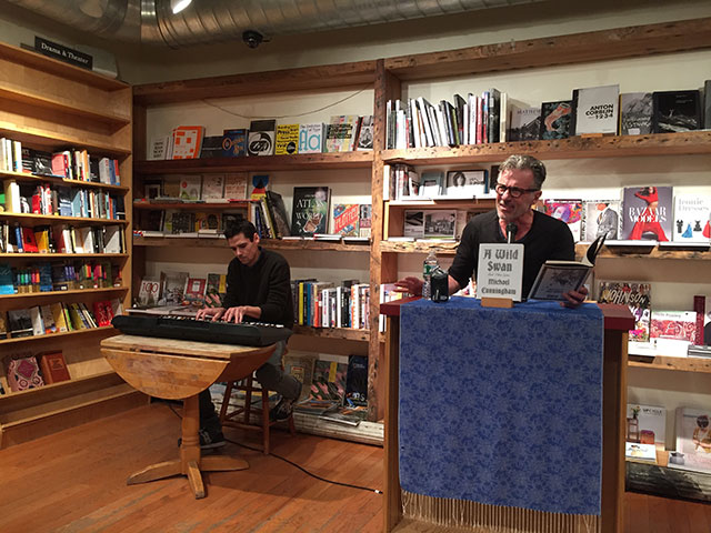 Michael Cunningham reads A WILD SWAN along with musician Billy Hough