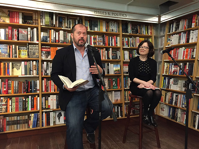 Alexander Chee, author of THE QUEEN OF THE NIGHT, at McNally Jackson Books with Maud Newton