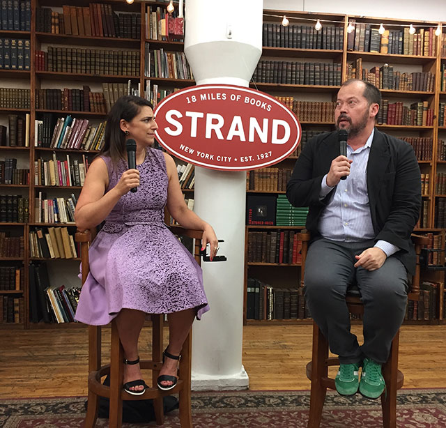Allison Amend discusses ENCHANTED ISLANDS with Alexander Chee at the Strand in Manhattan
