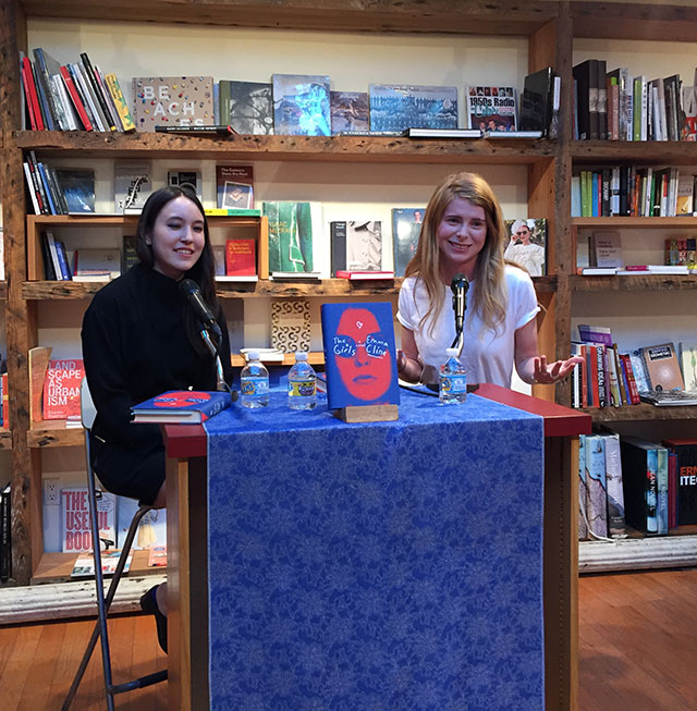 Alexandra Kleeman talks with Emma Cline about THE GIRLS, cline's debut novel, at BookCourt, in Brooklyn