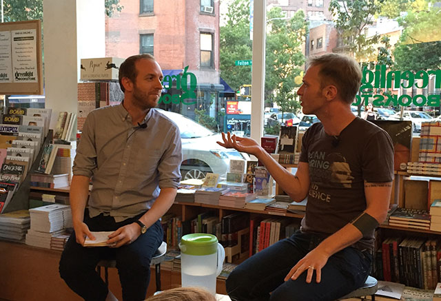 Ryan Britt talks with Bob Proehl at Greenlight Bookstore
