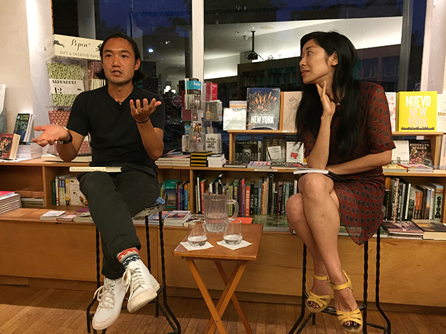 Paul Yoon discusses THE MOUNTAIN, his latest story collection, at Greenlight Bookstore in Fort Greene Brooklyn with Katie Kitamura
