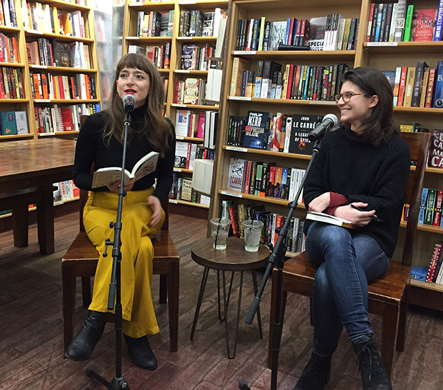 Hermione Hoby talking with Dayna Tortorici at McNally Jackson books about Neon in Daylight