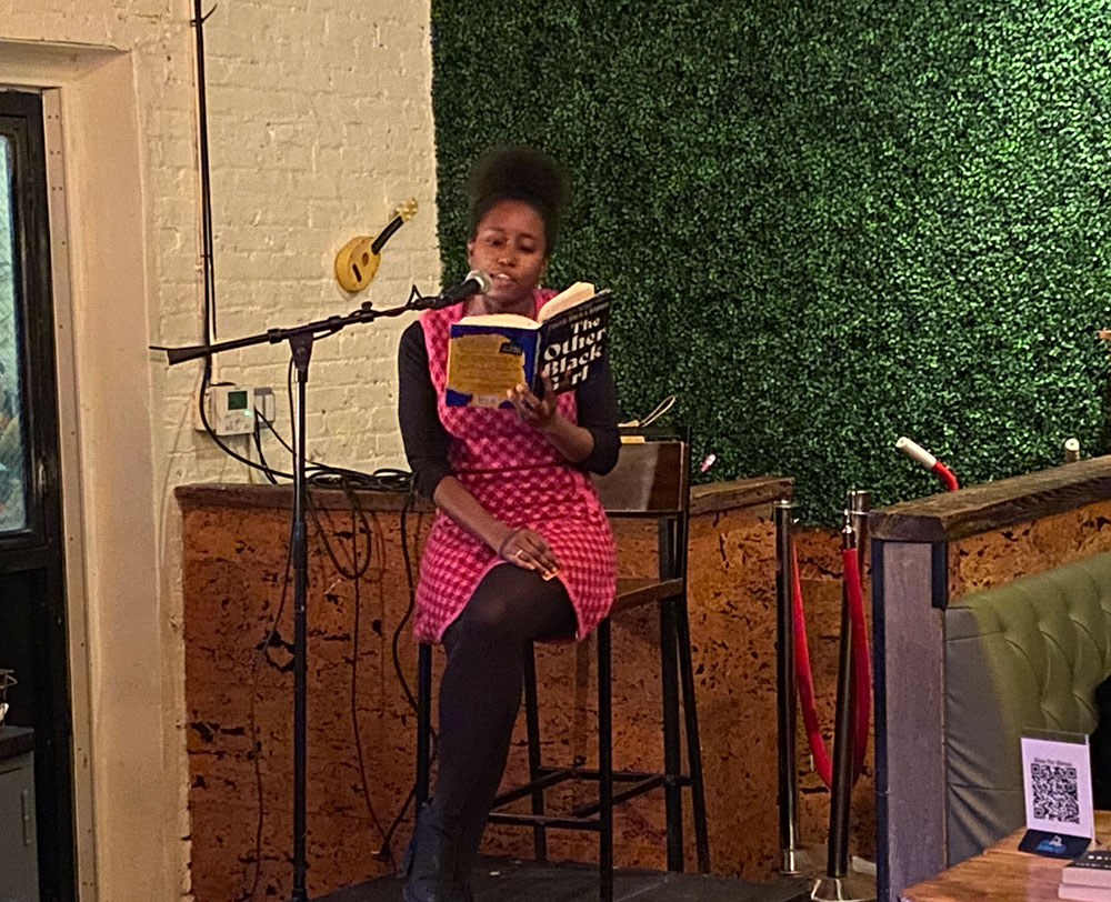 Zakiya Dalila Harris read from The Other Black Girl the about publishing industry