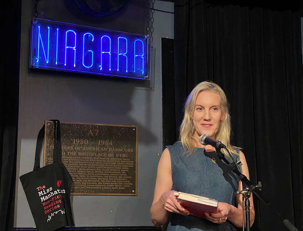 Ada Calhoun reads at Miss Manhattan non fiction reading series November 8 2022