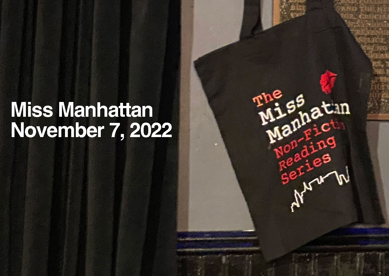 Miss Manhattan non fiction reading series November 8 2022